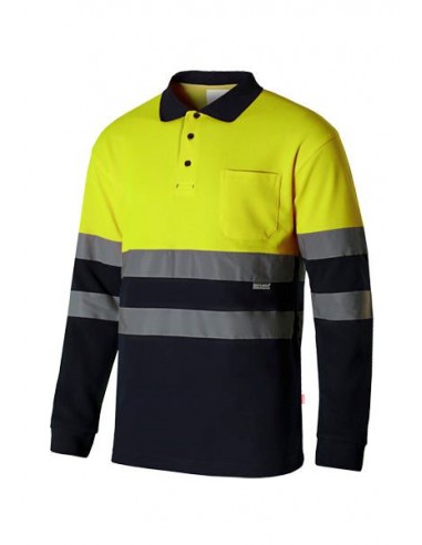 POLO ALGODÓN BICOLOR ML AV