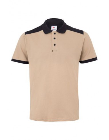 POLO STRETCH BICOLOR MANGA CORTA