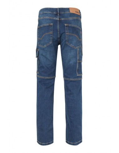 PANTALÓN DENIM STRETCH MULTIBOLSILLOS